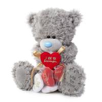 12" I Love You Because Hearts Me to You Bear Extra Image 1 Preview